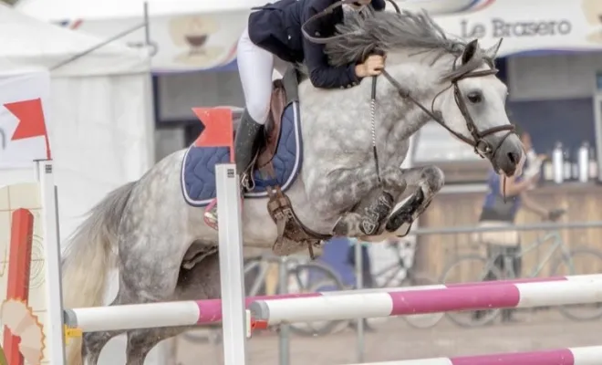 LE CENTRE EQUESTRE DE NOMAIN aux Championnats de France poney, Orchies, ECURIE NOEMIE SAMIJN