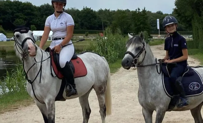 LE CENTRE EQUESTRE DE NOMAIN aux Championnats de France poney, Orchies, ECURIE NOEMIE SAMIJN