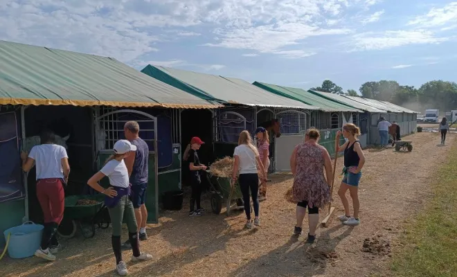 LE CENTRE EQUESTRE DE NOMAIN aux Championnats de France poney, Orchies, ECURIE NOEMIE SAMIJN